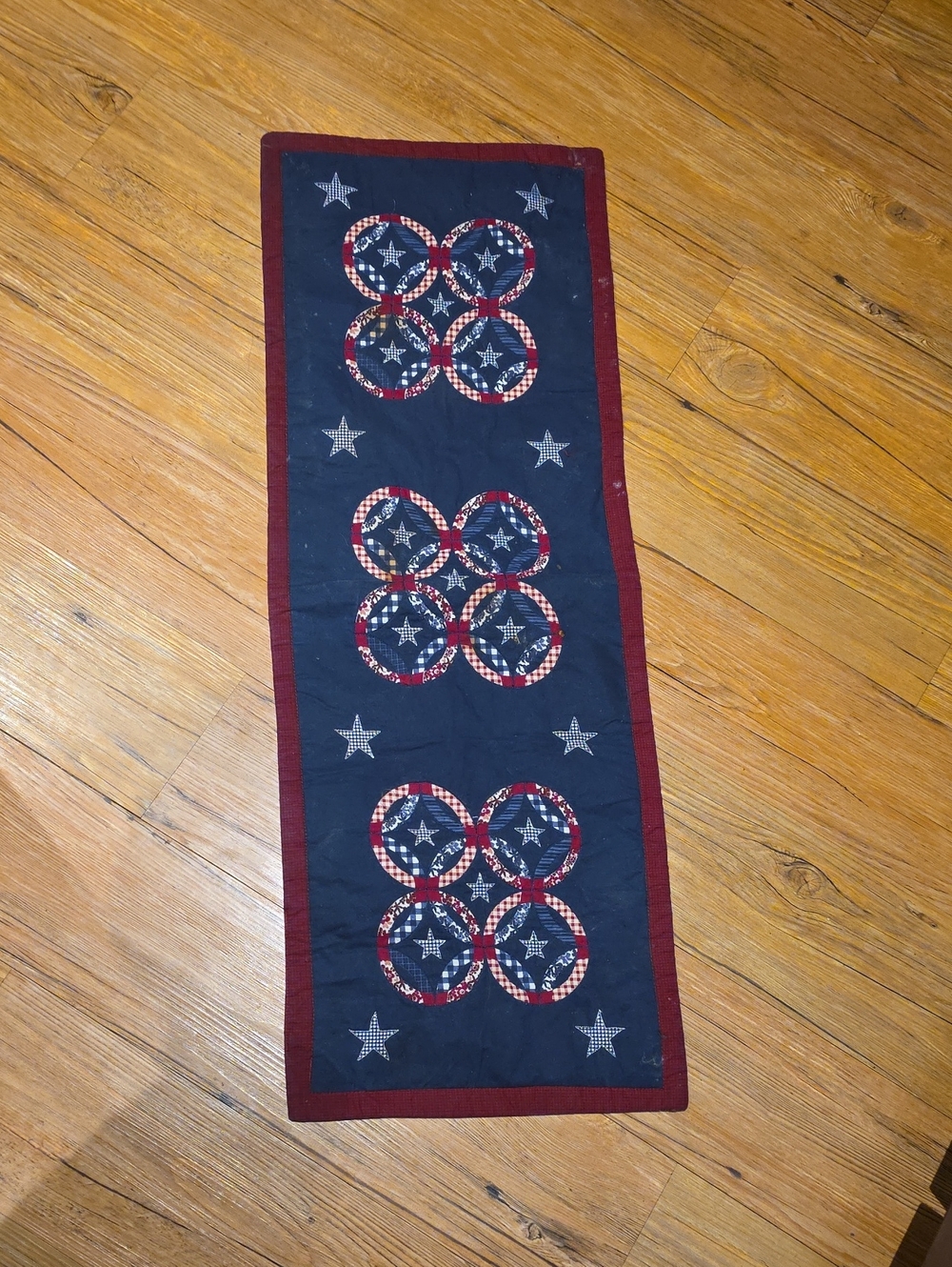 Sonoma Red and Navy Runner